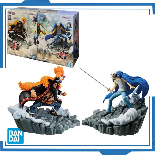 Bandai Original BANPRESTO One Piece Senkou Zekkei Marshall D Teach Trafalgar Law PVC Anime Actionfigur Sammlermodell Spielzeug