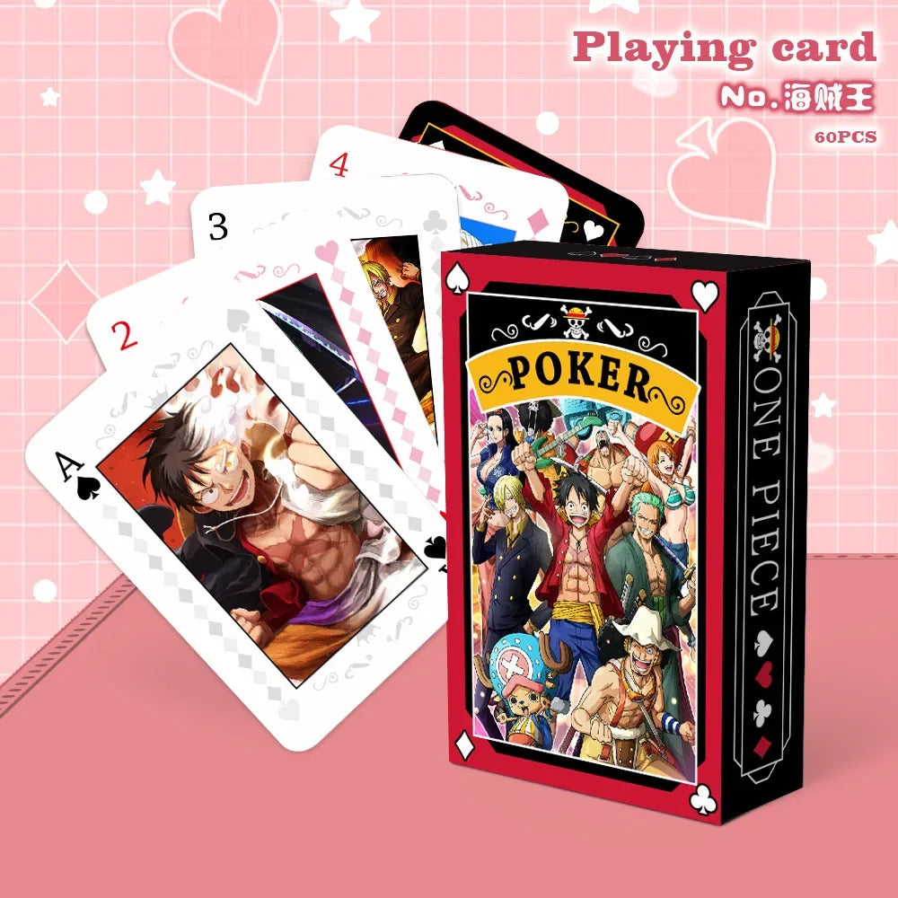 Anime ONE PIECE Poker Toy Game Cards Monkey D Luffy Roronoa Zoro Hardcover Collection Children Gifts - One Piece Merchandise - Free Shipping Buy Now