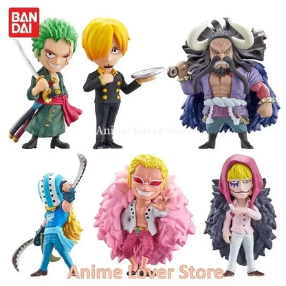 Bandai Original One Piece Gashapon Vo.1 Vo.2 Vo.3 Luffy Nami Law Yamato Zoro Sanji Kaidou Ace Sabo Garp Roger Anime Figures Toys