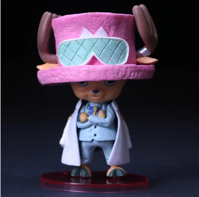 Figurine de dessin animé One Piece Tony Tony Chopper Cos Luffy Saber, modèle Buggy, jouet Sabo, cadeau de voiture, ornement, figurine d'action, cadeaux à collectionner