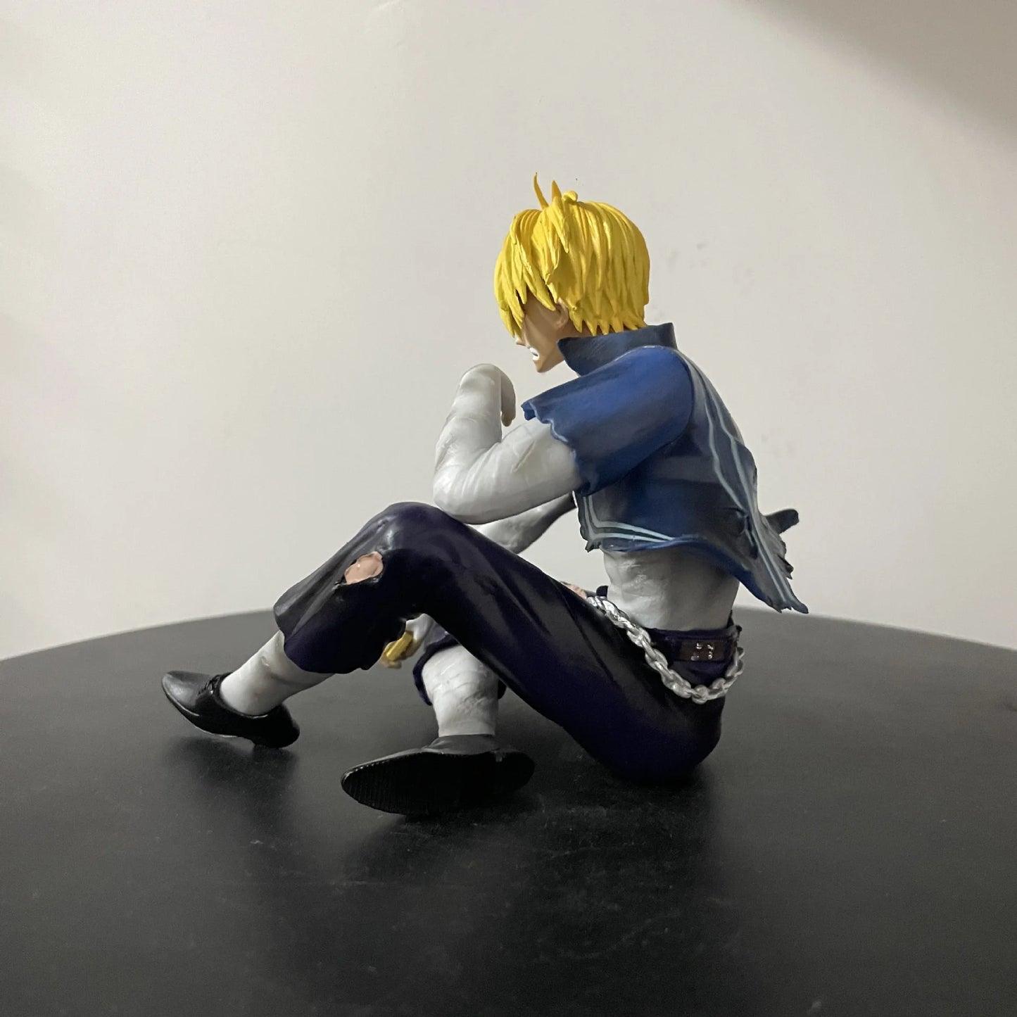 Figurines One Piece Sanji de 12 cm, figurines d'action Battle Damage Lust en PVC, modèle de collection, décoration de bureau, jouets d'anniversaire, cadeau