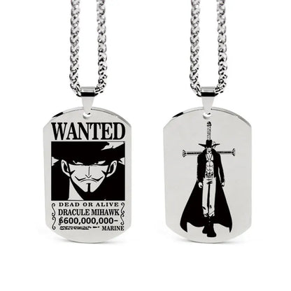 One Piece Anhänger Damen Halskette Japanisches Anime Zubehör Cosplay Luffy Zoro Sanji Manga Titan Schmuck Herren Halskette Geschenk