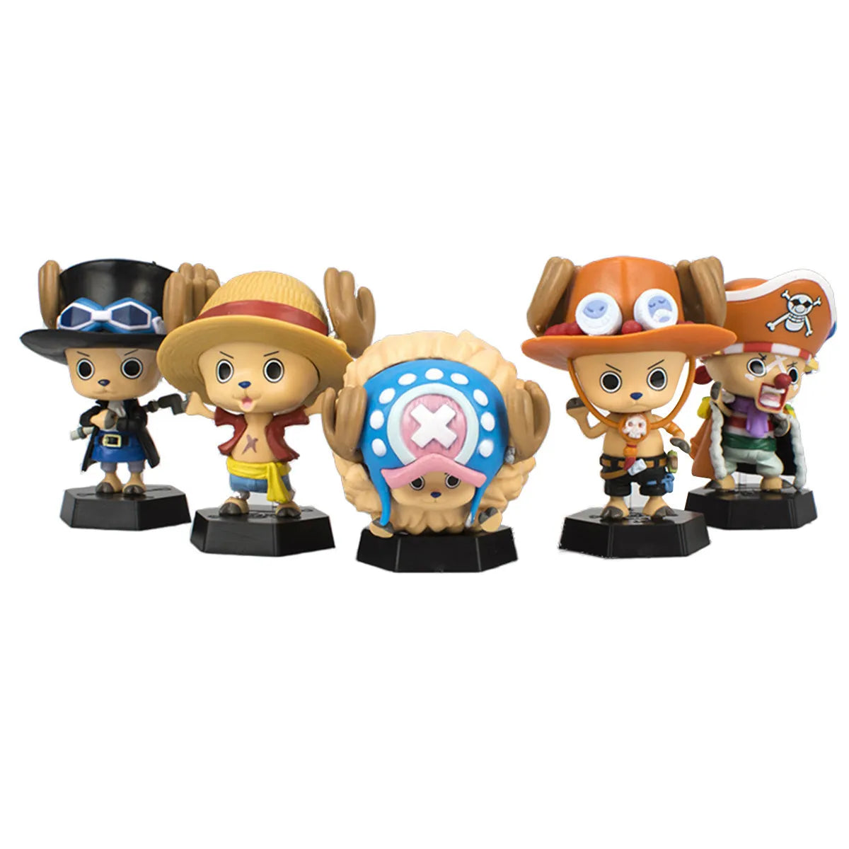 Figurine de dessin animé One Piece Tony Tony Chopper Cos Luffy Saber, modèle Buggy, jouet Sabo, cadeau de voiture, ornement, figurine d'action, cadeaux à collectionner