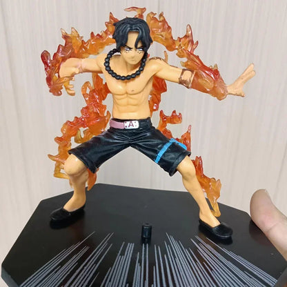 Anime One Piece Figur Luffy Portgas·D· Ace Roronoa Zoro Figur Actionfiguren PVC Statue Sammlung Modell Spielzeug Geschenke