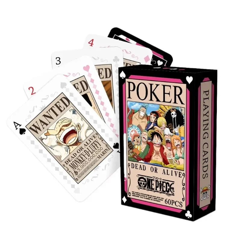 Anime ONE PIECE Poker Toy Game Cards Monkey D Luffy Roronoa Zoro Hardcover Collection Children Gifts - One Piece Merchandise - Free Shipping Buy Now