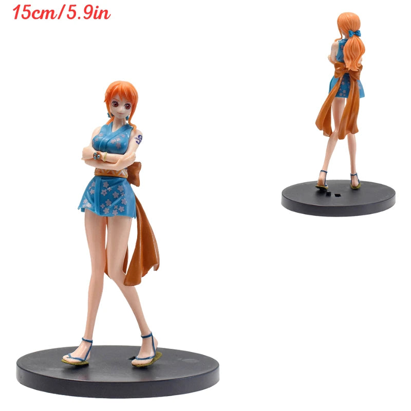 One Piece Luffy Roronoa Zoro Figur Spielzeug Anime Portgas D. Ace Vinsmoke Sanji Chopper Nami Robin PVC Figur Modell Puppen Geschenke