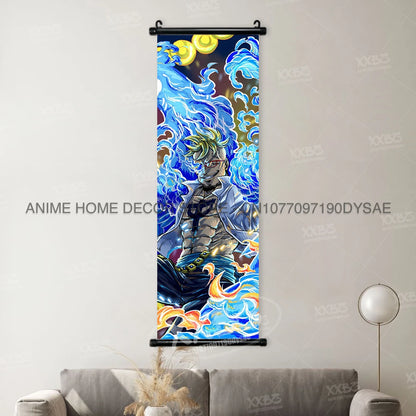 One Piece Posters Jinbe Wallpaper Nico Robin Hanging Painting Marco Anime Scrolls Picture Eustass Kid Wall Art Yamato Home Decor - One Piece Merchandise - Free Shipping Buy Now