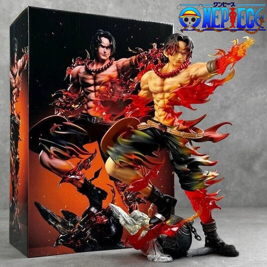 Figurine One Piece Flame Portgas·D· Ace Gk en PVC, modèle debout, décoration de collection, poupée, jouet pour enfants, cadeaux d'anniversaire