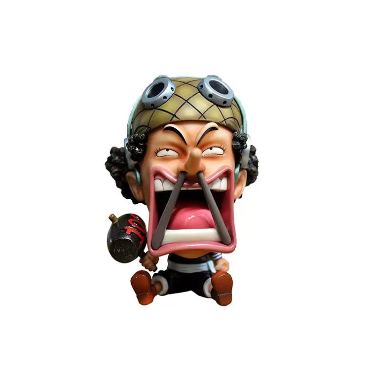 Anime-Figur One Piece Kindheit Komplettset Figur GK Luffy Zoro Sanji Nami Robin Ace Strohhut Piraten Crew Figur