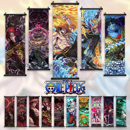 Affiches One Piece, papier peint Jinbe, Nico Robin, peinture suspendue, Marco, rouleaux d'anime, image, Eustass Kid, art mural, Yamato, décoration d'intérieur