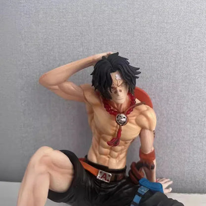 Figurine One Piece Ace de 12 cm, Portgas D. Ace, figurine d'action en PVC, Hassaikai, modèle de poupée, collection, jouets, décoration de bureau, cadeau