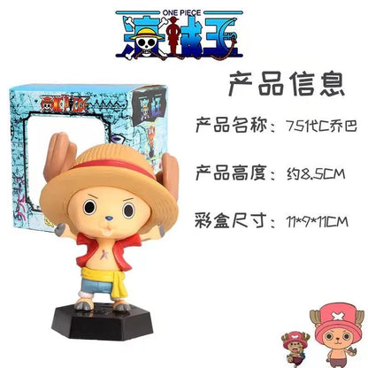 Figurine de dessin animé One Piece Tony Tony Chopper Cos Luffy Saber, modèle Buggy, jouet Sabo, cadeau de voiture, ornement, figurine d'action, cadeaux à collectionner