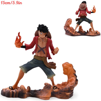One Piece Luffy Roronoa Zoro Figur Spielzeug Anime Portgas D. Ace Vinsmoke Sanji Chopper Nami Robin PVC Figur Modell Puppen Geschenke