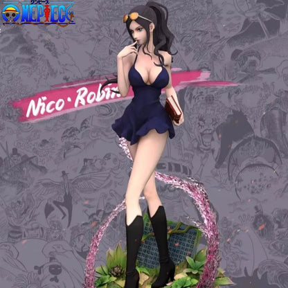 Figurine articulée Nico·Robin One Piece en PVC de 34 cm – Jouet de collection à la beauté sexy pour décoration de bureau, cadeau idéal pour garçons