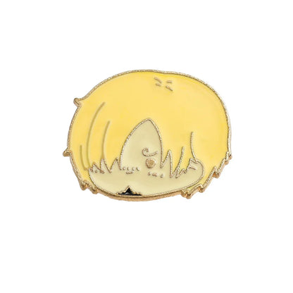 Broches en émail One Piece, personnages de dessins animés Luffy, Zoro, Nami, Chopper, Sanji, Usopp, badges en métal, sacs à dos, épingles à revers, jouets