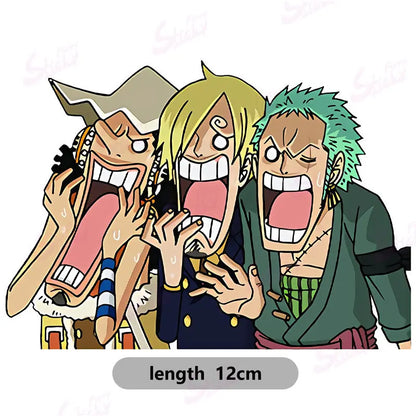 Sanji Roronoa Zoro Usopp Funny Car Sticker ONE Piece Anime Sticker Waterproof Sunscreen  Laptop Decals Bumper Stickers - One Piece Merchandise - Free Shipping Buy Now