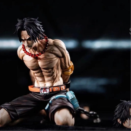 Figurine One Piece de 13 cm, figurine d'action en PVC, Portgas D. Ace, exécution, modèle de collection, poupée, décoration, jouets, cadeau