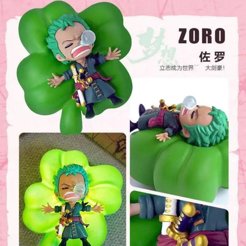 One Piece Luffy Zoro Nami Sanji Night Light Anime Figure Lamp Soft Light Bedroom Bedside LED Light Room Children Toys Gift