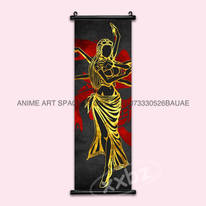 ONE PIECE Hanging Painting Anime Poster Canvas Nami Scroll Picture Zoro Wall Art Nico Robin Home Decor Sanji Stickers Gift Mural