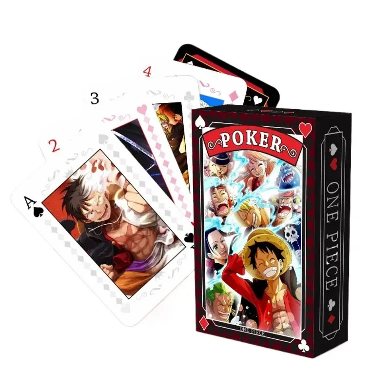 Anime ONE PIECE Poker Toy Game Cards Monkey D Luffy Roronoa Zoro Hardcover Collection Children Gifts - One Piece Merchandise - Free Shipping Buy Now
