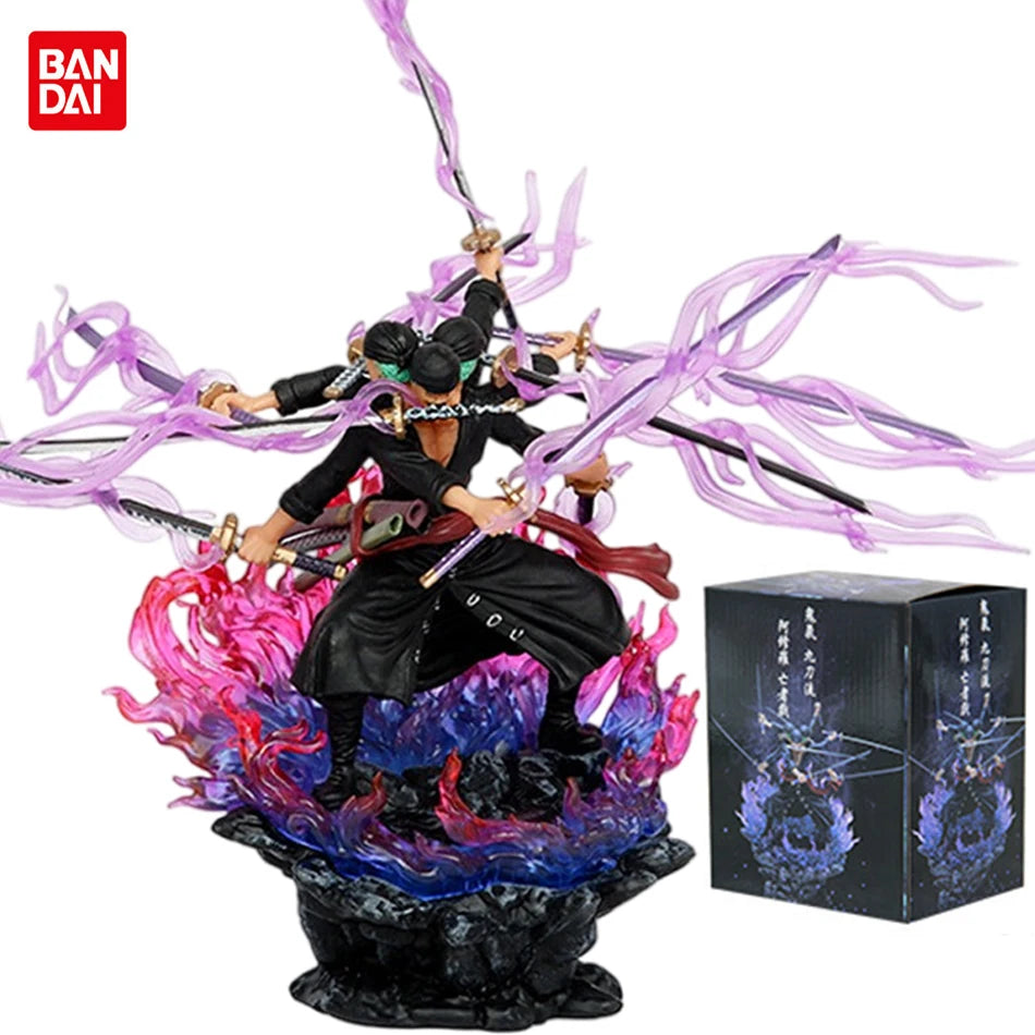 Hot One Piece 15cm Anime Figur Asura Roronoa Zoro Statue Actionfigur Sammlung Modell Kinderspielzeug