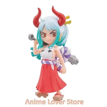 Bandai Original One Piece Gashapon Vo.1 Vo.2 Vo.3 Luffy Nami Law Yamato Zoro Sanji Kaidou Ace Sabo Garp Roger Anime Figures Toys