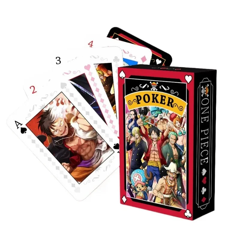 Anime ONE PIECE Poker Toy Game Cards Monkey D Luffy Roronoa Zoro Hardcover Collection Children Gifts - One Piece Merchandise - Free Shipping Buy Now