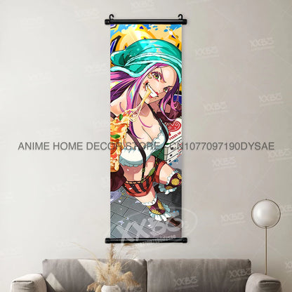 ONE PIECE Poster Anime Shirahoshi Hanging Paintings Vivi Home Decor Boa Hancock Wall Art Nico Robin Scroll Picture Nami Mural - One Piece Merchandise - Free Shipping Buy Now