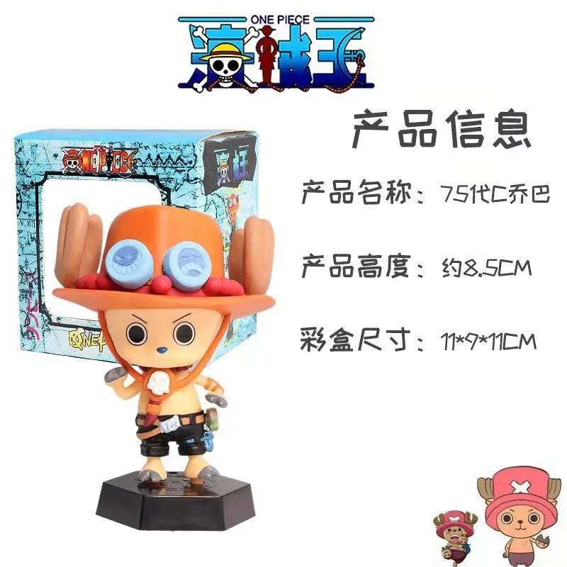 Figurine de dessin animé One Piece Tony Tony Chopper Cos Luffy Saber, modèle Buggy, jouet Sabo, cadeau de voiture, ornement, figurine d'action, cadeaux à collectionner