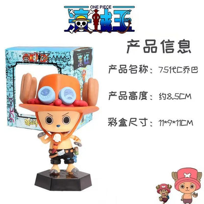 Figurine de dessin animé One Piece Tony Tony Chopper Cos Luffy Saber, modèle Buggy, jouet Sabo, cadeau de voiture, ornement, figurine d'action, cadeaux à collectionner