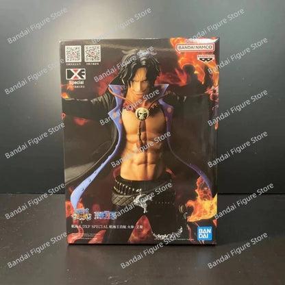 En stock Bandai BANPRESTO DXF SPECIAL One Piece Portgas·D·Ace Anime Figurine d'action Jouet Cadeau Modèle Collection Hobby