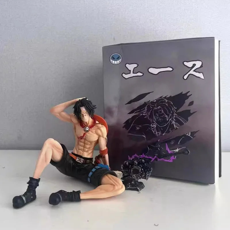 Figurine One Piece Ace de 12 cm, Portgas D. Ace, figurine d'action en PVC, Hassaikai, modèle de poupée, collection, jouets, décoration de bureau, cadeau