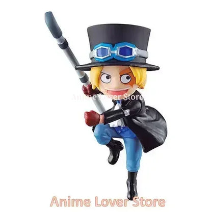 Bandai Original One Piece Gashapon Vo.1 Vo.2 Vo.3 Luffy Nami Law Yamato Zoro Sanji Kaidou Ace Sabo Garp Roger Anime Figures Toys