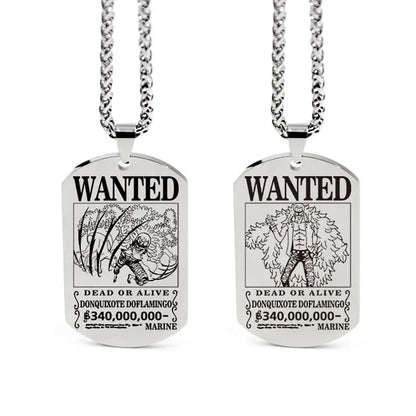 One Piece Anhänger Damen Halskette Japanisches Anime Zubehör Cosplay Luffy Zoro Sanji Manga Titan Schmuck Herren Halskette Geschenk
