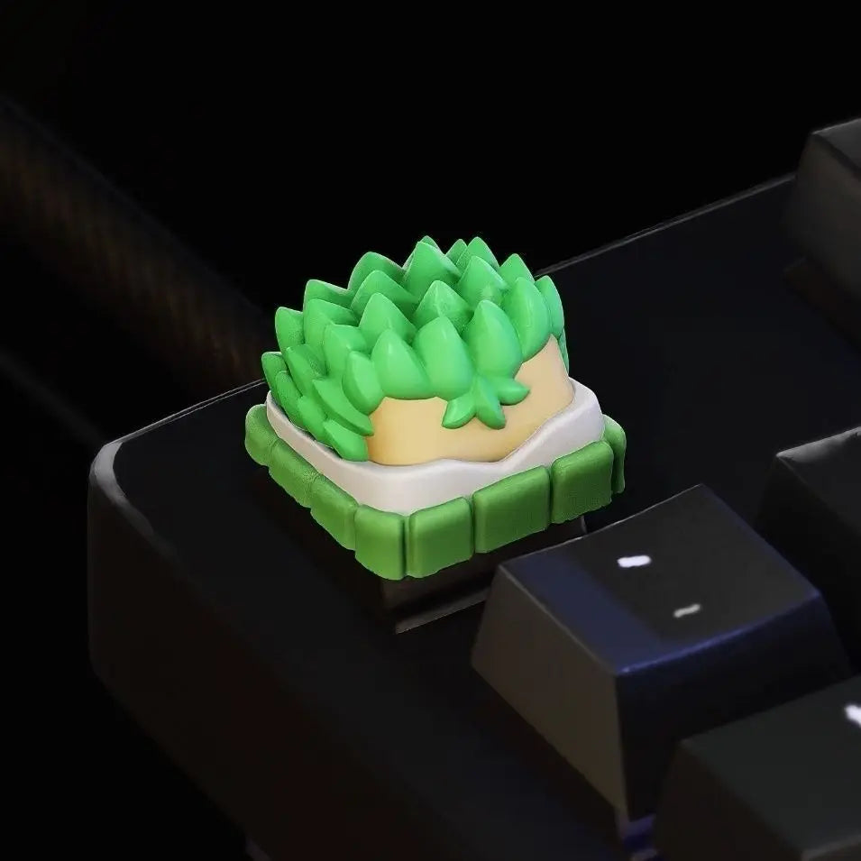 One Piece Peripherals Mechanical Keyboard Replacement Cap Roronoa Zoro Creative Cartoon Keycaps Monkey D Luffy Sanji boy gift